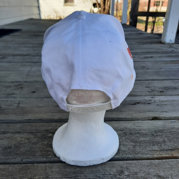 Vintage 90s Detroit Lions Kmart Promo Stadium Game Day White Trucker Hat *FLAWS* - Picture 8 of 16